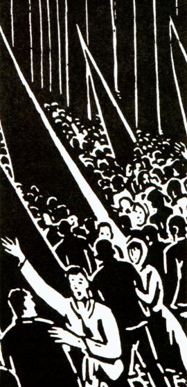 Masereel-Holzschnitt