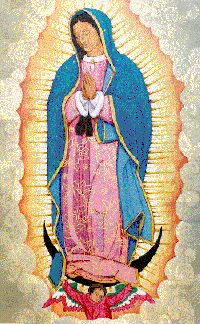 Heiligenbild: Virgen de Guadalupe
